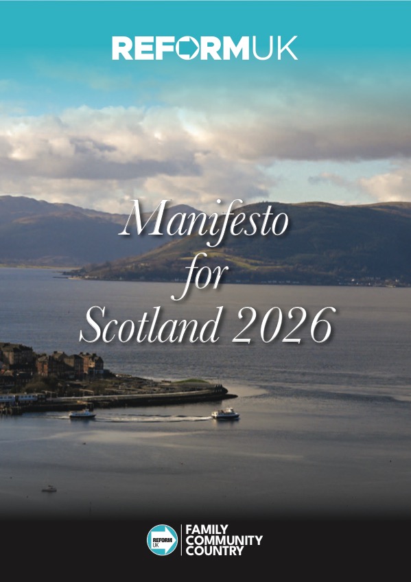 Reform UK Scotland Manifesto